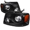 Spec-D Tuning 04-08 Ford F150 Retro Fit Projector Headlight Black Housing 2LHP-F15004JM-RS - alternate 1